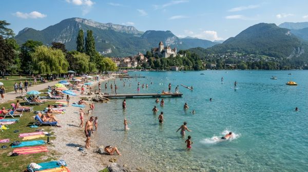 Les meilleurs lieux pour se baigner dans le lac d'Annecy